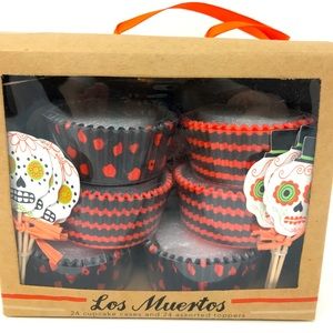 Meri Meri Los Muertos Cupcake Cases & Toppers